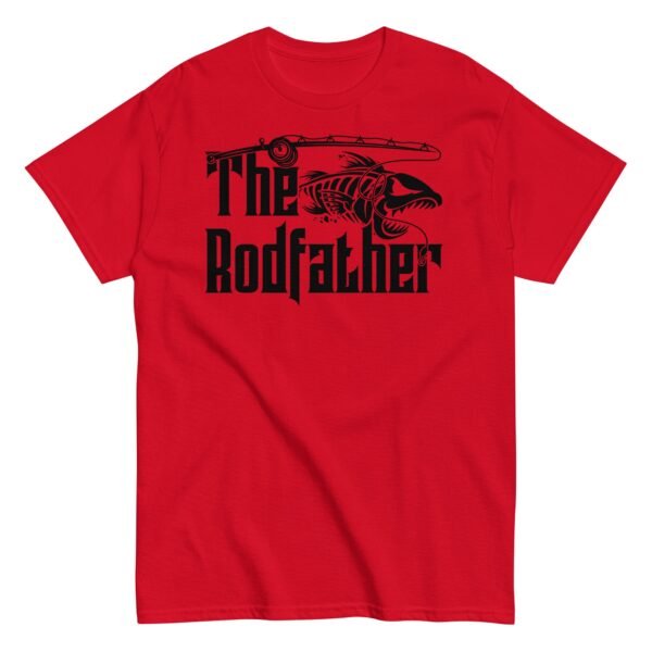 The Rodfather T Shirt Gift For Fishing Dads - Image 2