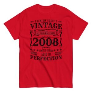2008 Vintage Birthday T-shirt