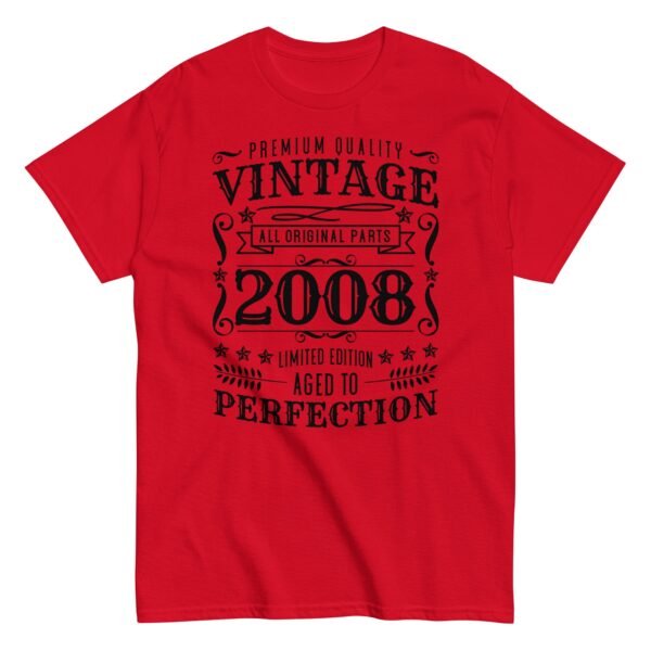 2008 Vintage Birthday T-shirt