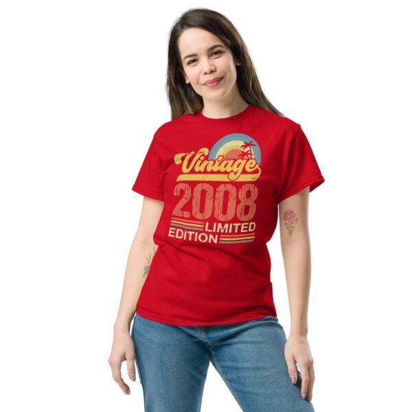2008 Vintage Birthday T-shirt Limited Edition Birthday T Shirt - Image 2