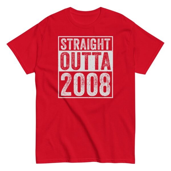 Straight Outta 2008 T-shirt Birthday Gift - Image 4