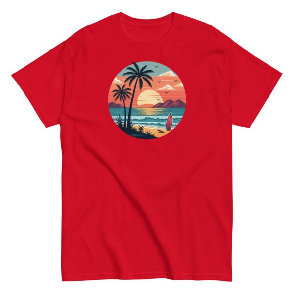 Retro Sunset Beach Surf T-shirt - Image 7