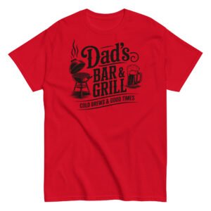 Dad’s Bar & Grill T-shirt For Dads BBQ
