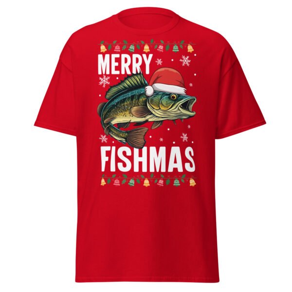 Merry Fishmas Christmas T-shirts For Men Who Fish