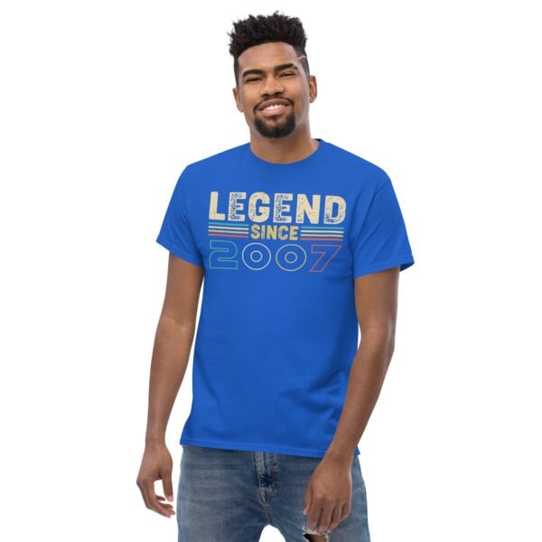 Legend Since 2007 T-shirts 18th Birthday Gifts - Image 3
