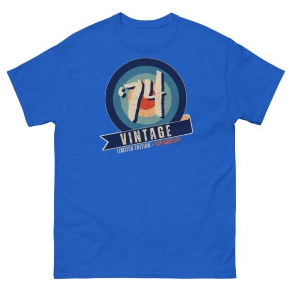 1974 Birthday t-shirt ’74 Vintage 1974 Gift Limited Edition T-shirt - Image 6