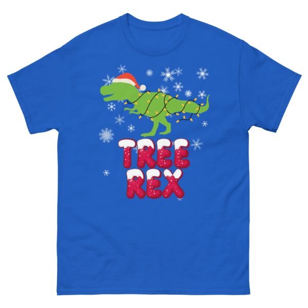 Tree Rex Christmas T-shirt For Men - Image 5
