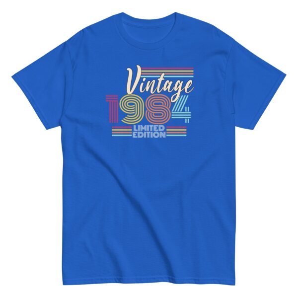 Vintage 1984 T-shirt Limited Edition 40th Birthday T-shirt - Image 5
