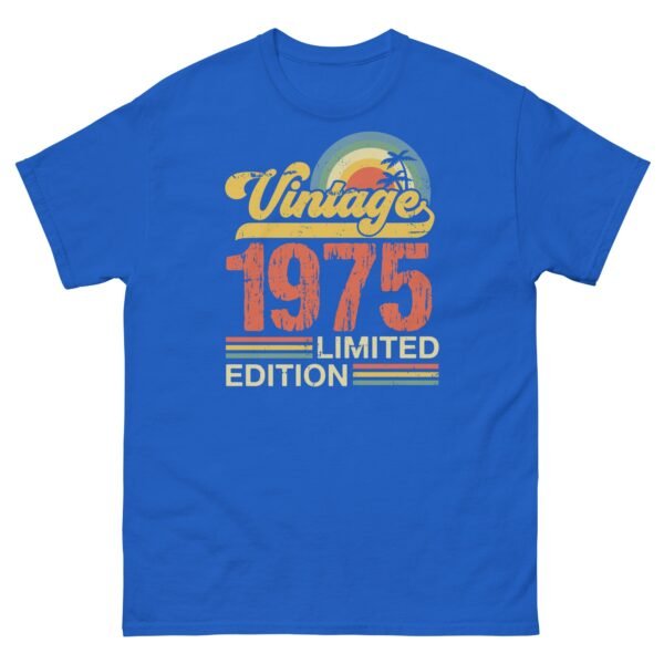 Vintage 1975 T-shirt Limited Edition 50th Birthday T shirt - Image 7