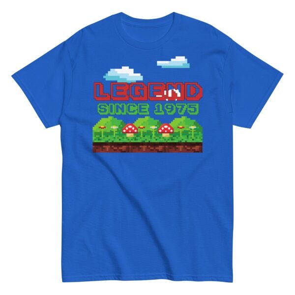 Legend Since 1975 Retro Gaming T-shirt 50th Birthday Tshirt - Image 8