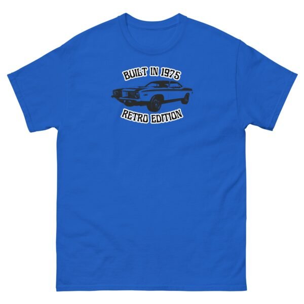 Built In 1975 Retro Edition 50th Birthday Gift T-shirt - Image 8