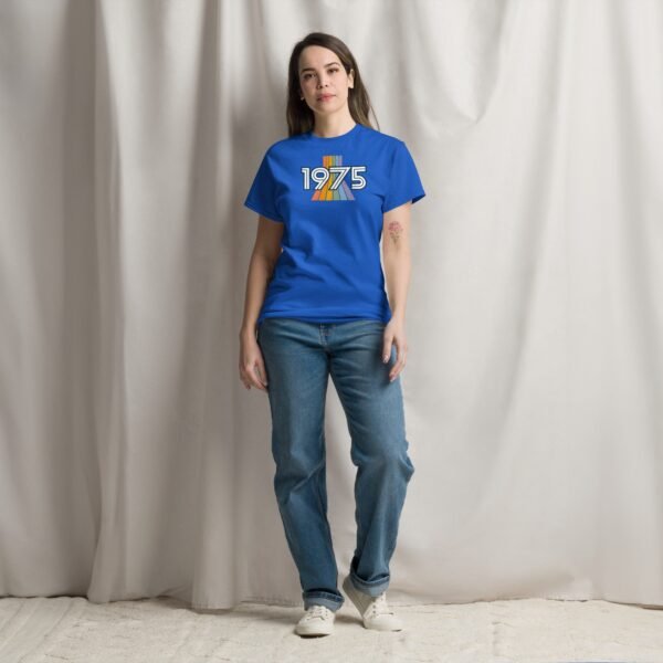 1975 Birth Year Gift T-shirt 50th Birthday T-shirt Retro 1975 - Image 3