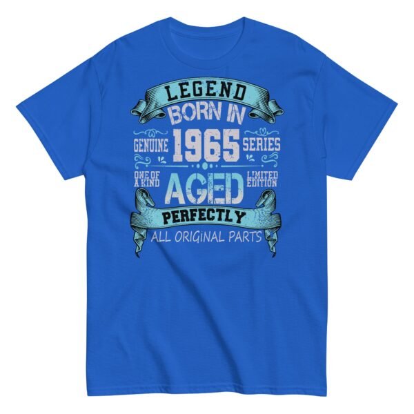 1965 Birthday Year Gift T-shirt 1965 Legend Aged Perfectly - Image 7