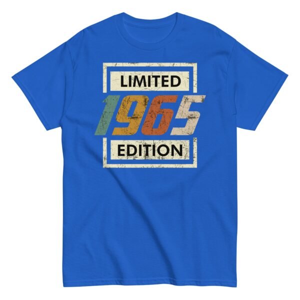 1965 Birthday Year Gift T-shirt Born In 1965 Limited Edition T-shirt - Image 7