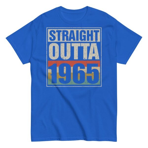 1965 Birthday Year Gift T-shirt Straight Outta 1965 T-shirt - Image 7