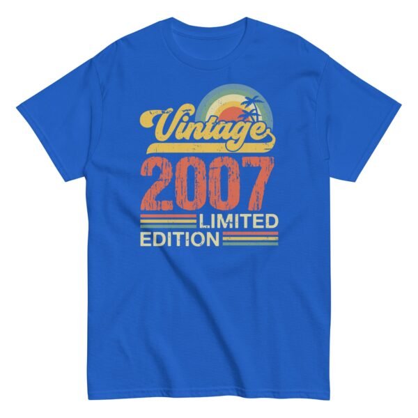 2007 Birthday Gift T-shirt Limited Edition T-shirt - Image 8