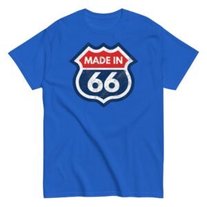 1966 Birthday Gift T-shirt Made in 66 US Route 66 Style