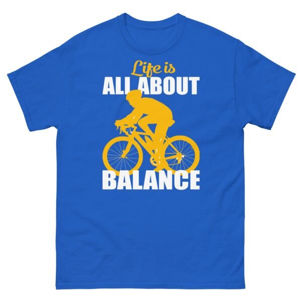 Life Is All About Balance Cyclist T Shirt - Image 8