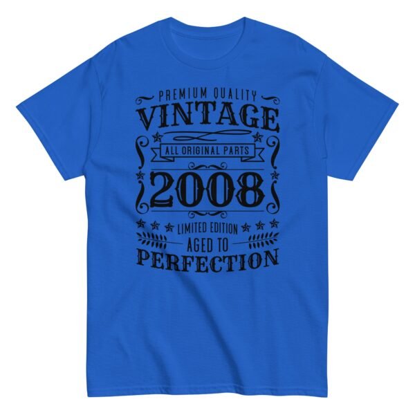 2008 Vintage Birthday T-shirt - Image 6