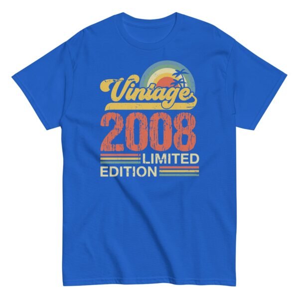 2008 Vintage Birthday T-shirt Limited Edition Birthday T Shirt