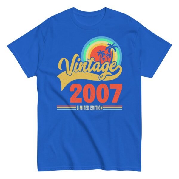 Vintage 2007 Limited Edition Birthday T-shirt Gifts - Image 8