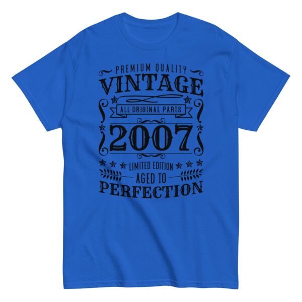Vintage 2007 All Original Parts Birthday T-shirt - Image 6