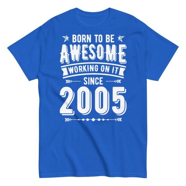 Born To Be Awesome Since 2005 T-shirts Birthday Gift - Image 9