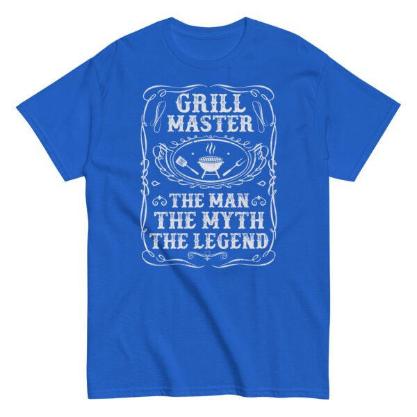 Grillmaster The Man The Myth The Legend Funny BBQ T-shirt - Image 8