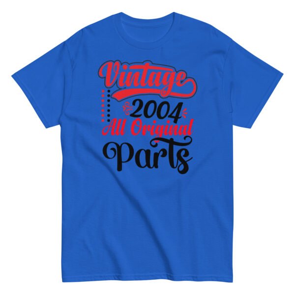 Vintage 2004 All Original Parts T-shirt Birthday Gift T Shirt