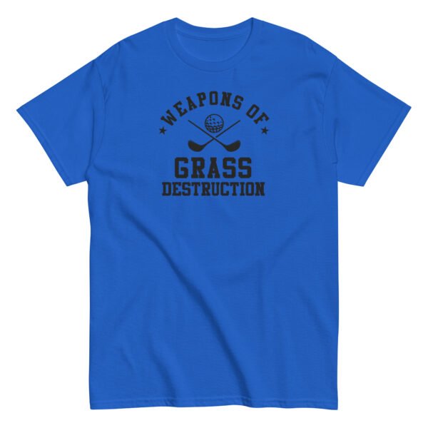 Weapons Of Grass Destruction Golf T-shirt - Image 3
