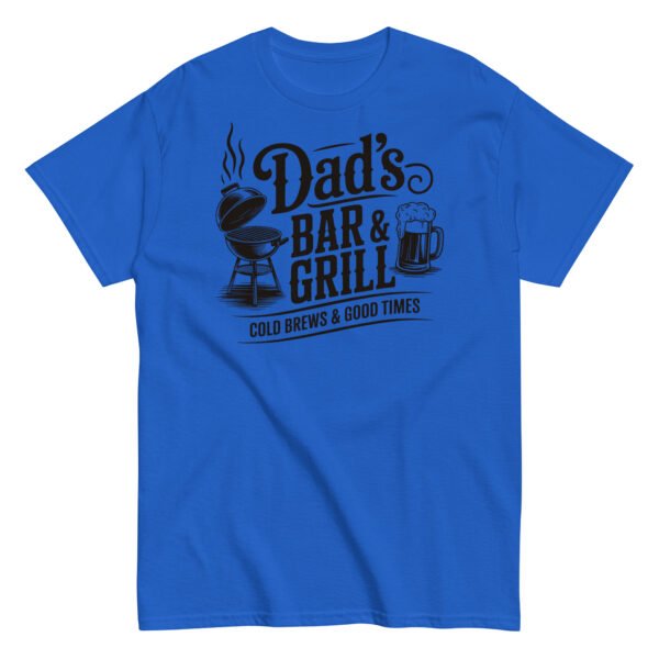Dad’s Bar & Grill T-shirt For Dads BBQ - Image 4