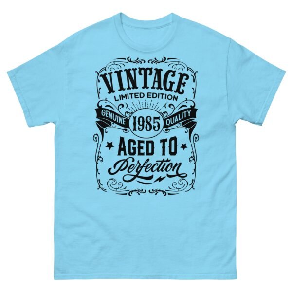 Vintage 1985 T-shirt 40th Birthday Gift Aged To Perfection T shirt - Image 10