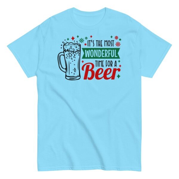 Christmas T-shirt Men’s It’s The Most Wonderful Time For A Beer - Image 11