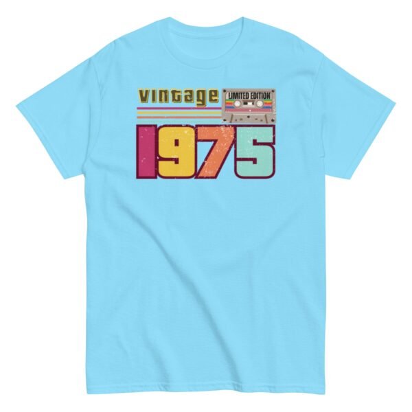 Vintage 1975 Cassette Tape Limited Edition 1975 Birthday T-shirt - Image 13