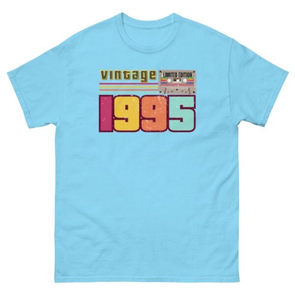 Vintage 1995 Cassette Tape Limited Edition 30th Birthday T-shirt - Image 14