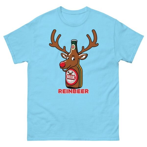Beer Drinker Funny Christmas T-shirt Reinbeer - Image 15
