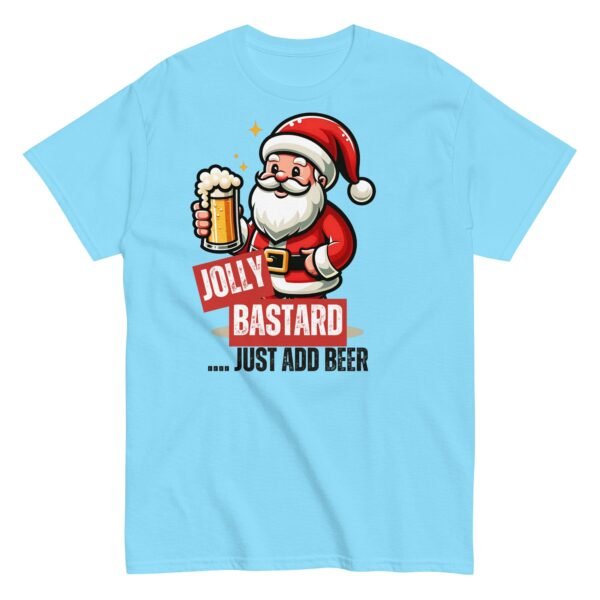 Jolly Bastard Just Add Beer Funny Christmas T-shirt For Men - Image 13