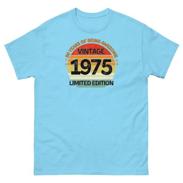 Vintage 1975 Limited Edition T-shirt 50th Birthday Gift - Image 14
