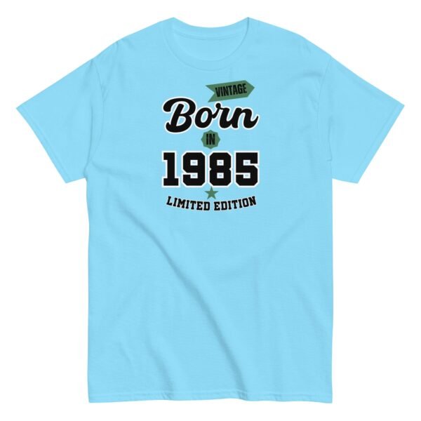 Born in 1985 Birthday T-shirt Vintage Birth Year 1985 - Image 13