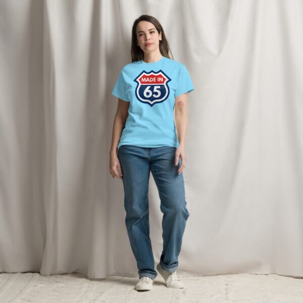 1965 Birthday T-Shirt Gift Made in 65 US Route Sign - Image 3