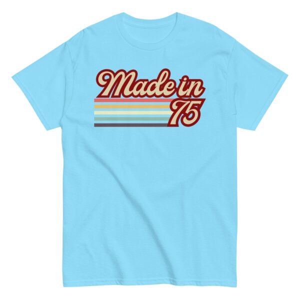 1975 Birthday Gift T-shirt Made in 75 - Image 14