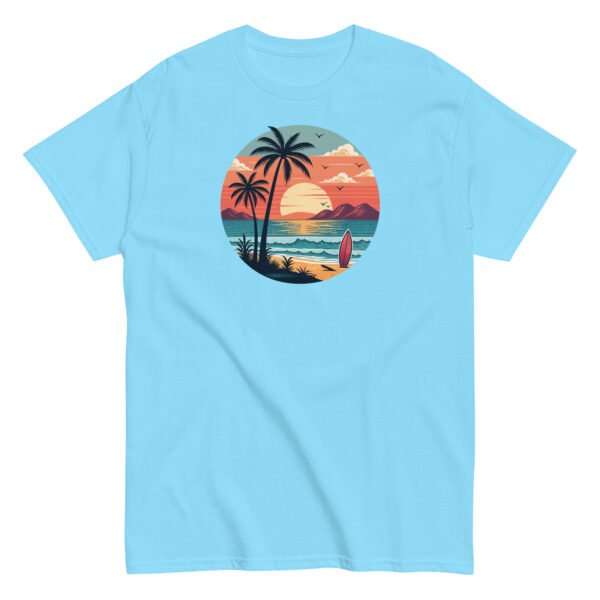 Retro Sunset Beach Surf T-shirt - Image 14