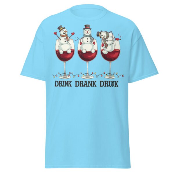 Drink Drank Drunk Funny Drinking Christmas T-shirt - Image 13