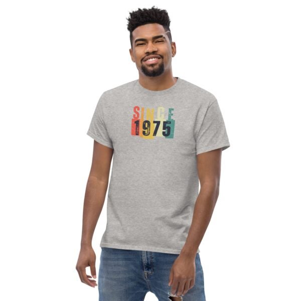 Since 1975 Birthday T-shirt 50th Birthday Gift For Him - Image 2