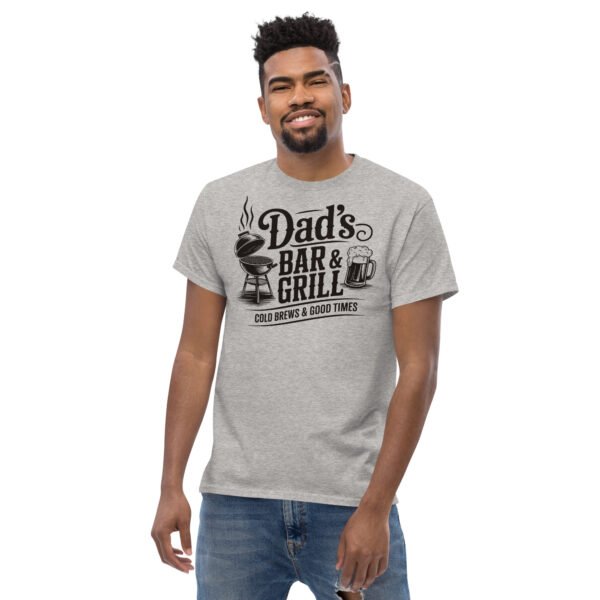 Dad’s Bar & Grill T-shirt For Dads BBQ - Image 2