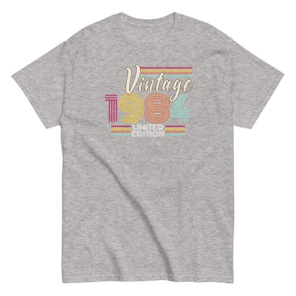 Vintage 1984 T-shirt Limited Edition 40th Birthday T-shirt - Image 12