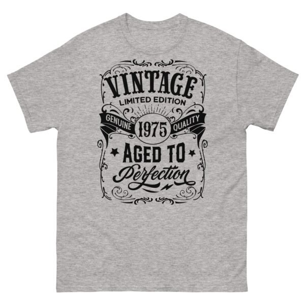 Vintage 1975 T-shirt Aged To Perfection 50th Birthday T shirt - Image 10