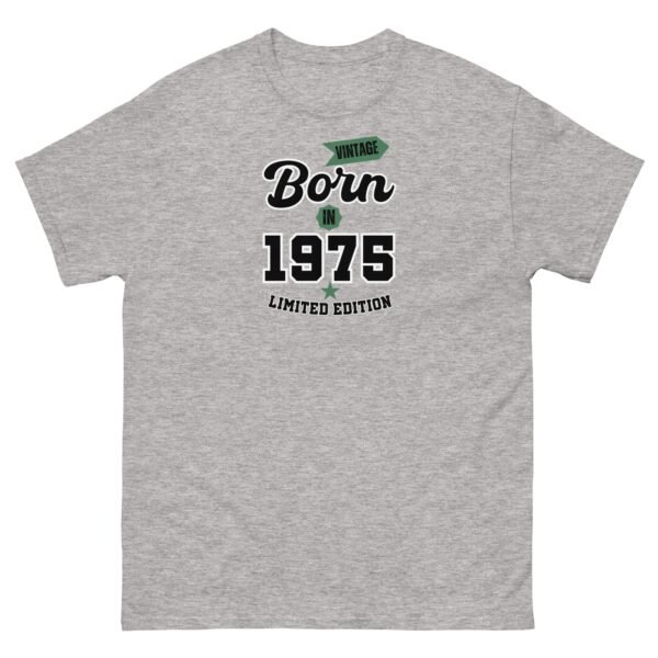 Vintage Born In 1975 Limited Edition T-shirt 50th Birthday Tee - Image 14