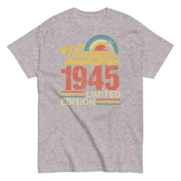 Vintage 1945 T-shirt Design Limited Edition Birth Year Gift - Image 12
