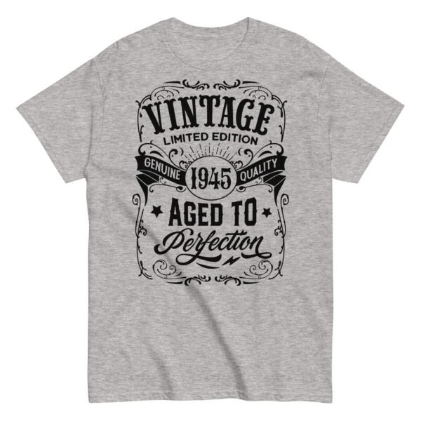 1945 Vintage Aged To Perfection Gift T-shirt 1945 Birth Year - Image 10